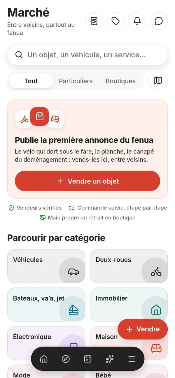 Marché entre voisins